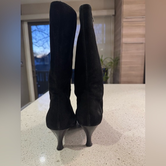 Aquatalia by Marvick Black Suede Weatherp Boots - Picture 5 of 11